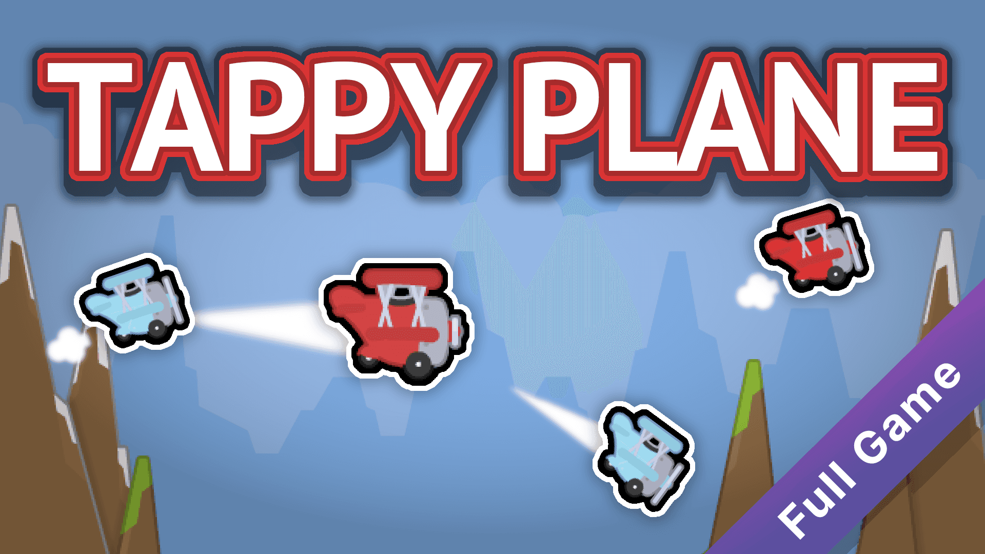 Tappy plane - a game example from the GDevelop game making app | GDevelop