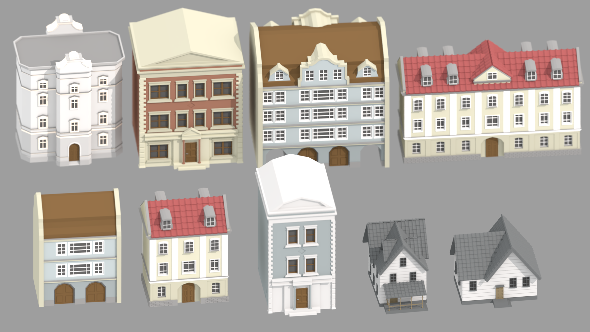 3D Classical Buildings