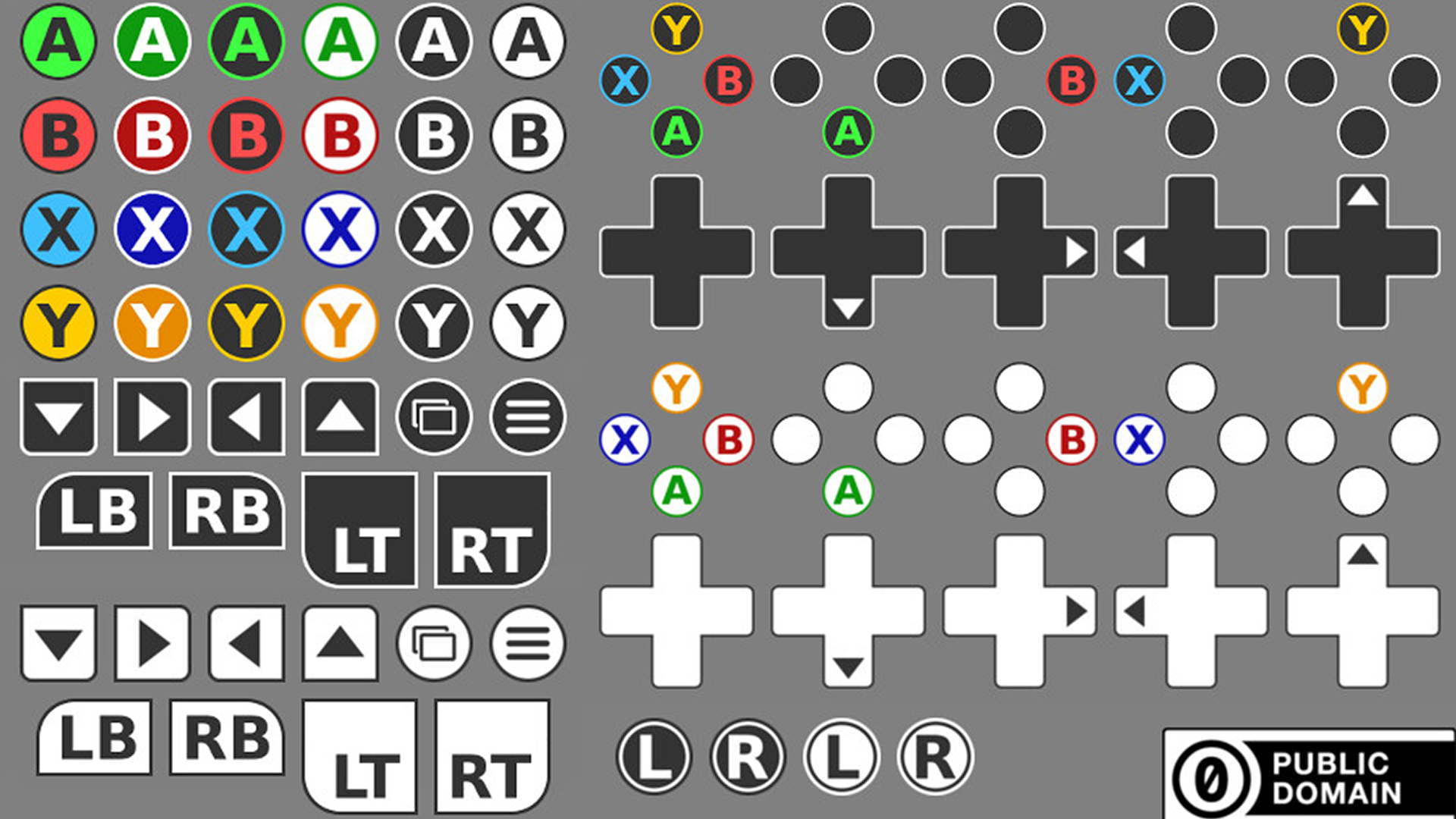 Controller And Input Icons