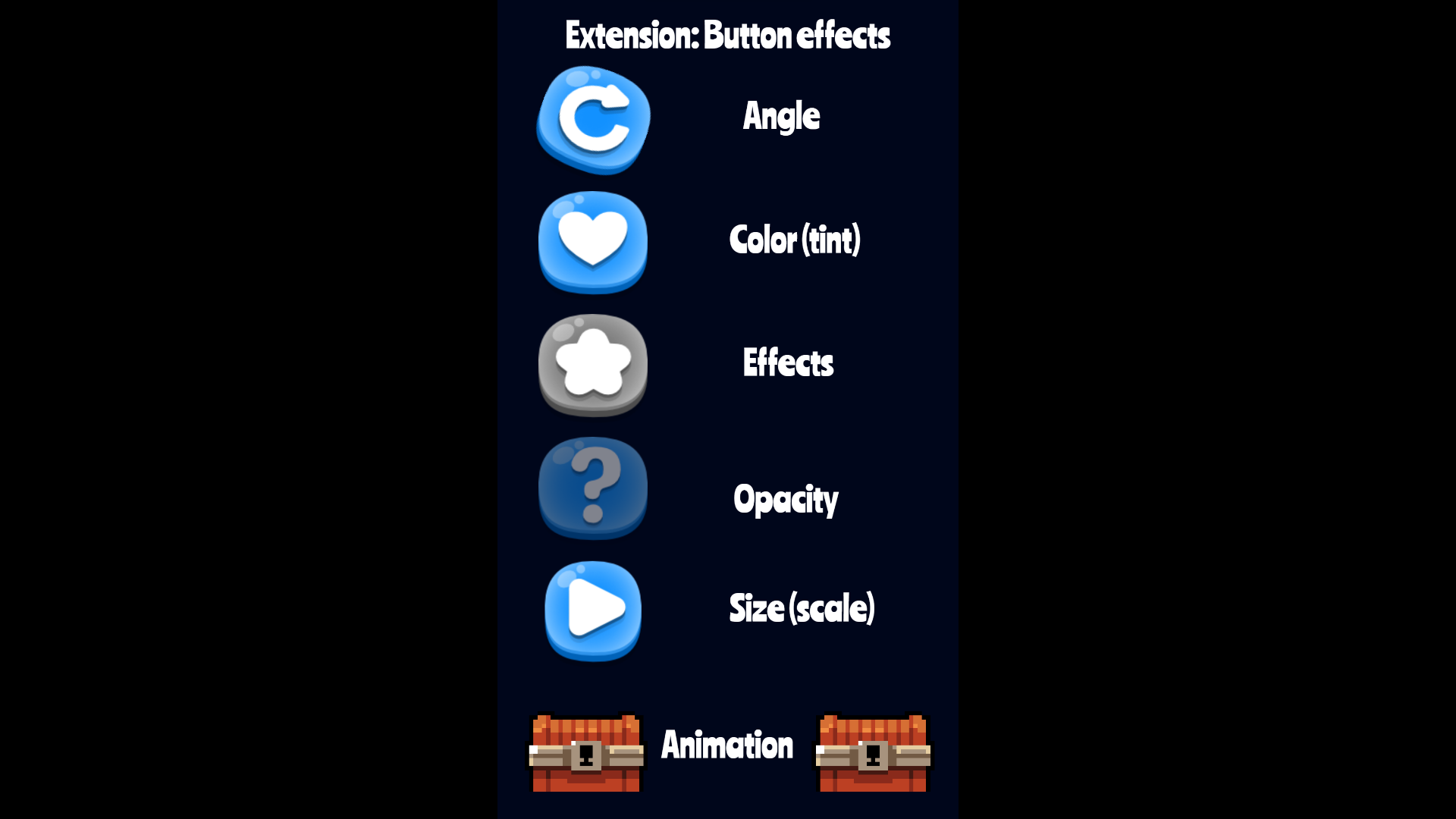 Button effects