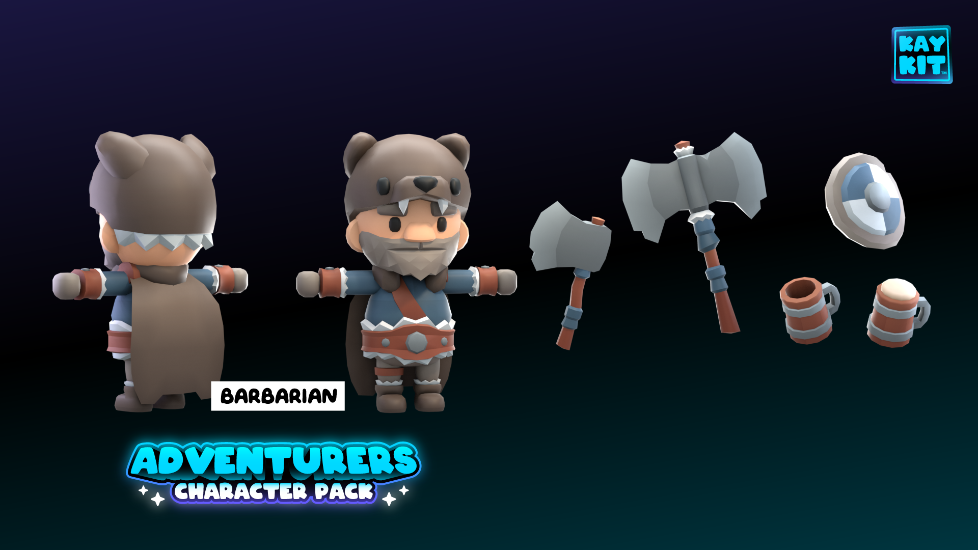 KayKit Adventurers Character