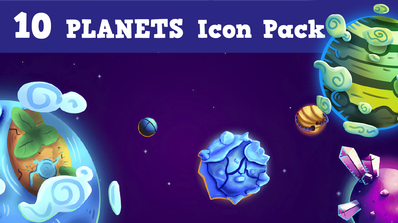 Planet Icon Pack 1
