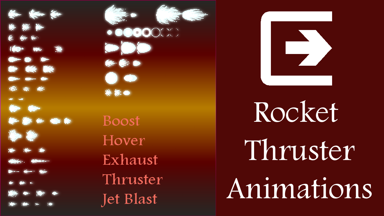 RC Art - Rocket Thruster Animations