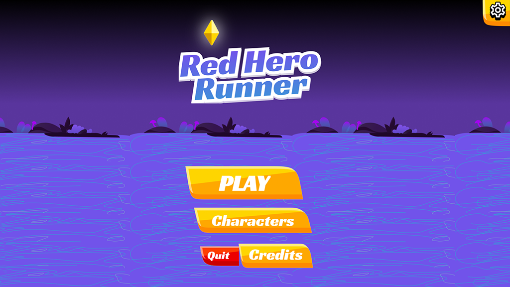3D Red Hero Runner