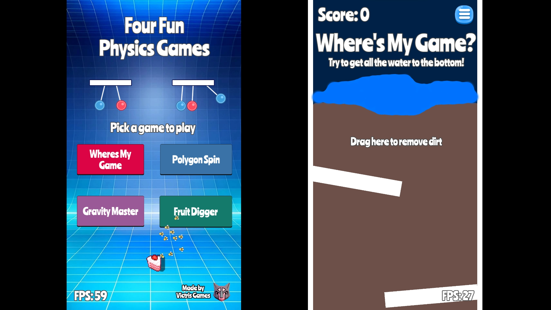 Four Fun Physics Games