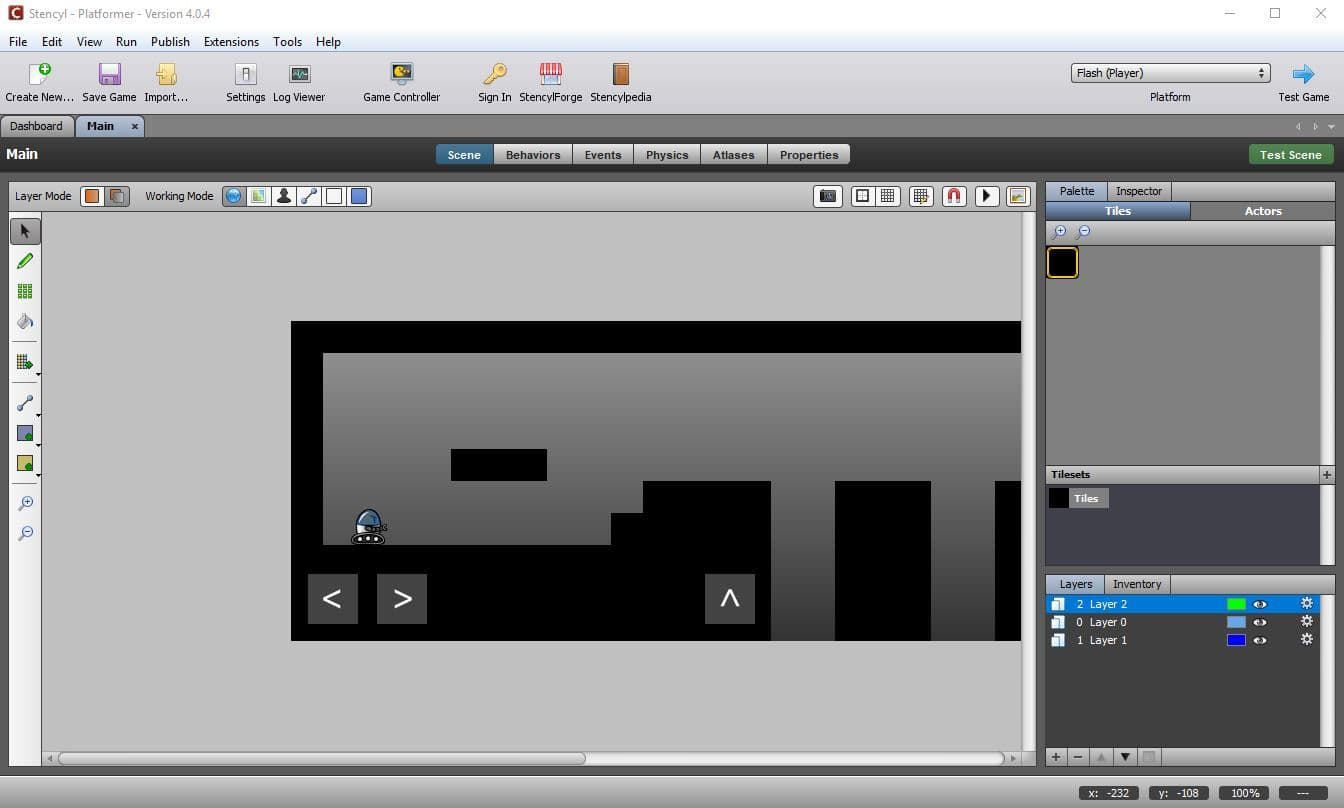 Gdevelop Interface GDevelop Vs. Stencyl: Which One To Choose | GDevelop