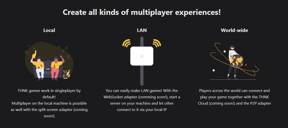 Make Multiplayer Games Easily with GDevelop and THNK | GDevelop