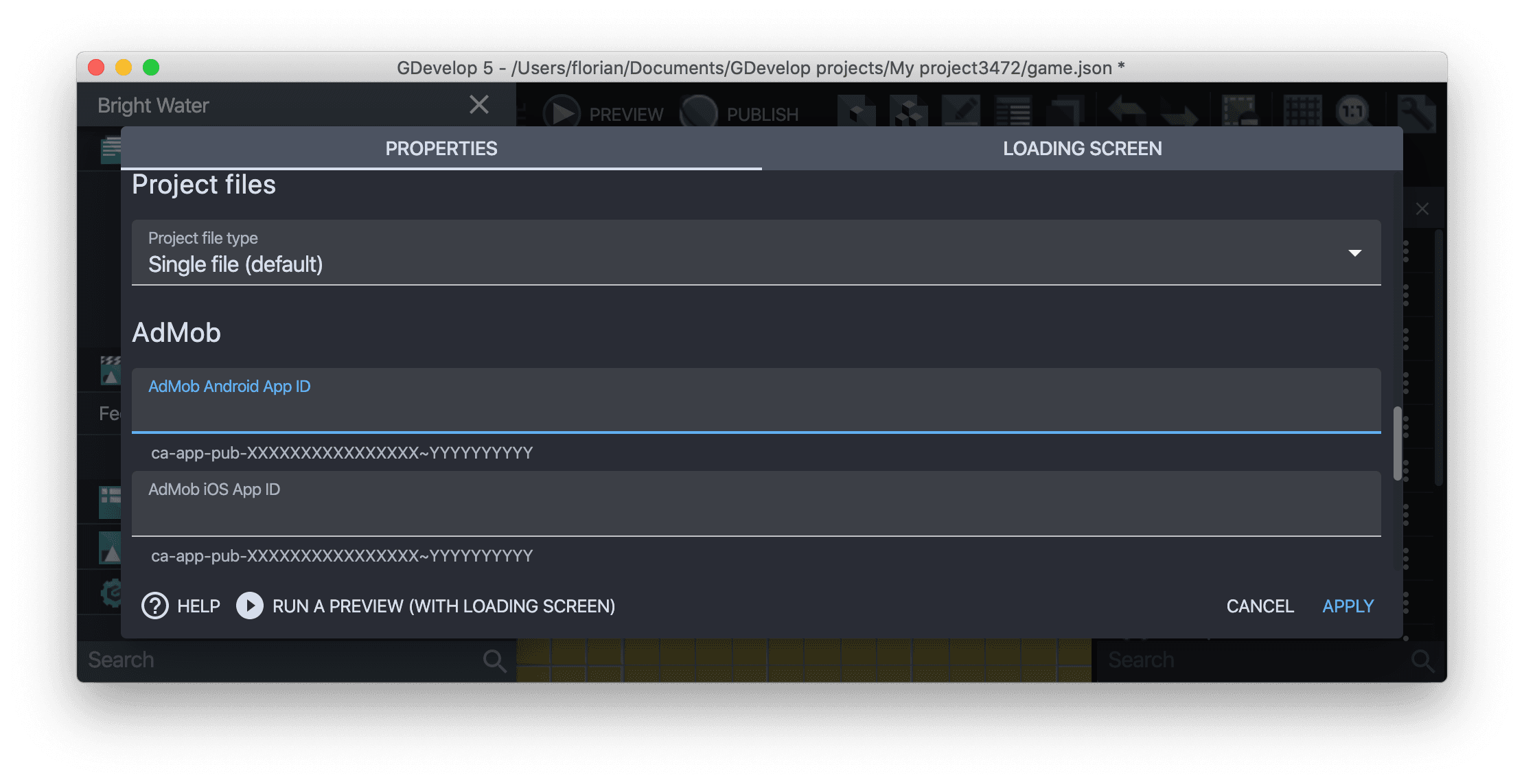 Ads with AdMob | GDevelop