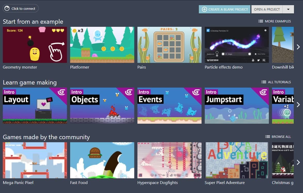 8-bit and Pixel-art game making app 2023 - Free and Easy | GDevelop